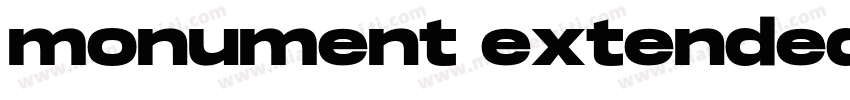 monument extended me字体转换